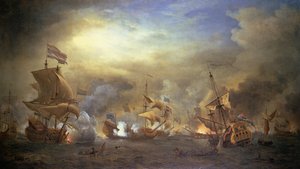 The Battle of the Texel, Kijkduin, 1673